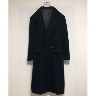 古着 90s DIOR ダブルチェスターコート チェスターコート ブラック 黒(チェスターコート)