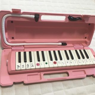 ヤマハ(ヤマハ)のとも様専用　鍵盤ハーモニカ　ピンク　used 　YAMAHA(その他)