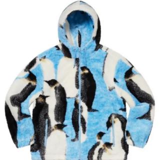 シュプリーム(Supreme)のsupreme penguins hooded fleece jacket (ブルゾン)