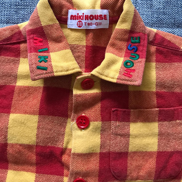 mikihouse(ミキハウス)のミキハウス　シャツ キッズ/ベビー/マタニティのベビー服(~85cm)(シャツ/カットソー)の商品写真