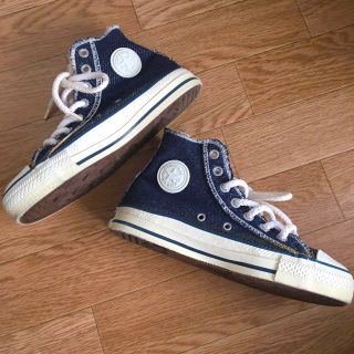 コンバース(CONVERSE)のコンバース　オールスター　スニーカー　デニム　made in USA 23㎝程度(スニーカー)