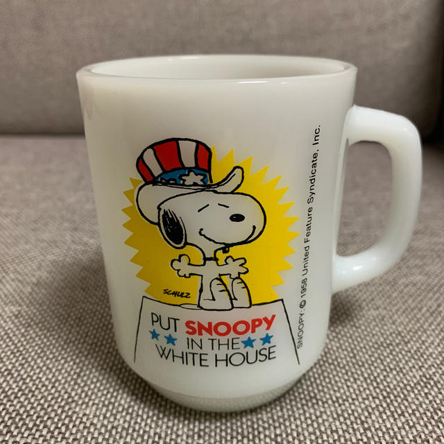 fire-king SNOOPY スヌーピー マグカッ1980'S