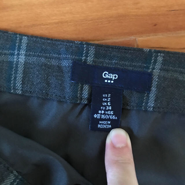 GAP(ギャップ)のGAP グレンチェックミニスカート レディースのスカート(ミニスカート)の商品写真