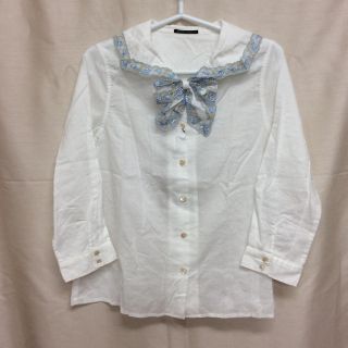 フィス(FITH)の【未使用】FITH リボン付きブラウス 150㎝ 女の子 02MU0919057(ブラウス)