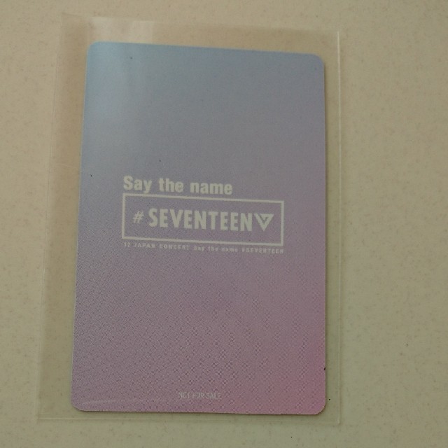 SEVENTEEN(セブンティーン)のSEVENTEEN/Say the name #SEVENTEEN/エスクプス エンタメ/ホビーのトレーディングカード(シングルカード)の商品写真