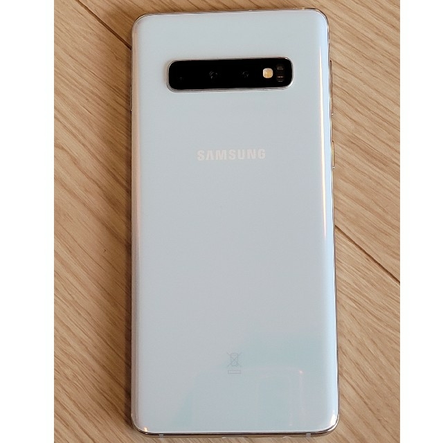 値下げ 中古美品 海外版 Galaxy S10 SIMフリー ホワイト