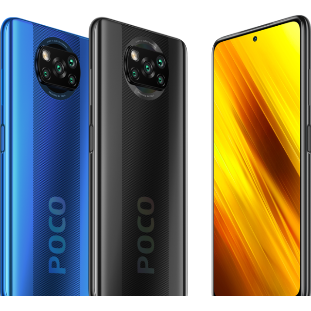 スマートフォン/携帯電話新品未開封　Poco X3 SIMフリー　64GB コバルトブルー