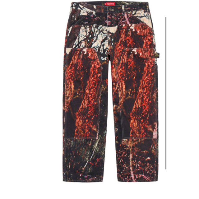 supreme double knee denim painter pant