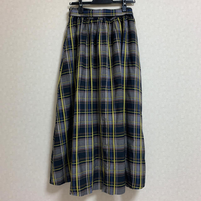 Bou Jeloud(ブージュルード)のブージュルード　巻きスカート風　チェックスカート レディースのスカート(ロングスカート)の商品写真