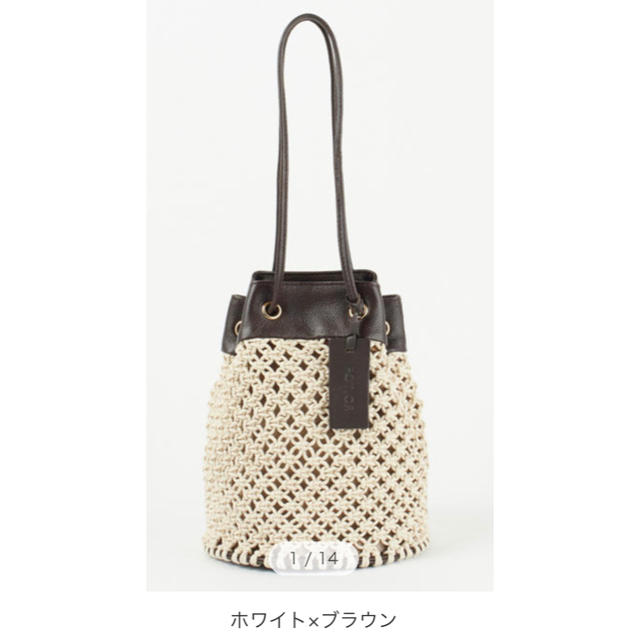 POTIOR巾着型サマーショルダー レディースのバッグ(ショルダーバッグ)の商品写真