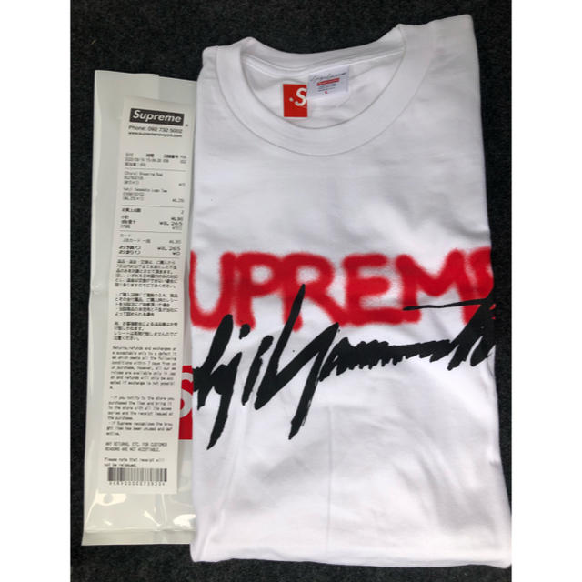 supreme Yohjij Yamamoto Logo Tee 新品　Lサイズ