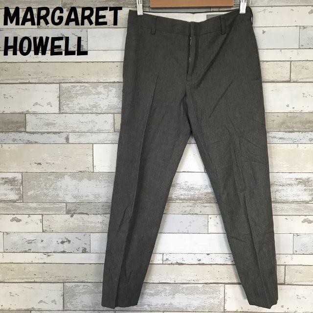 MARGARET HOWELL(マーガレットハウエル)の【人気】マーガレット ハウエル センタータック スラックス サイズI レディース レディースのパンツ(カジュアルパンツ)の商品写真