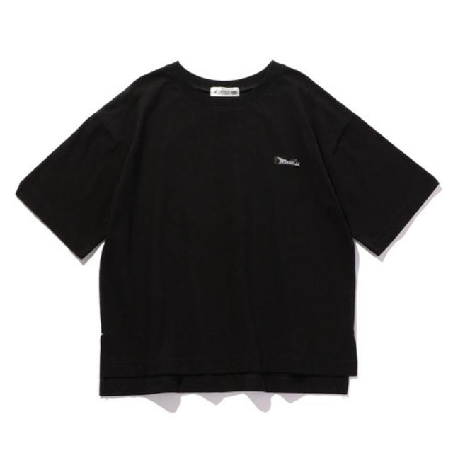 KANGOL(カンゴール)の【KANGOL EXTRA COMFORT】ネーム風ロゴT 黒Ｌ レディースのトップス(Tシャツ(半袖/袖なし))の商品写真