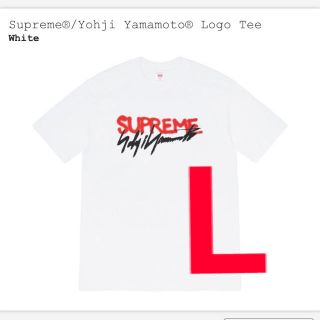 シュプリーム(Supreme)のSupreme®/Yohji Yamamoto® Logo Tee Lサイズ(Tシャツ/カットソー(半袖/袖なし))