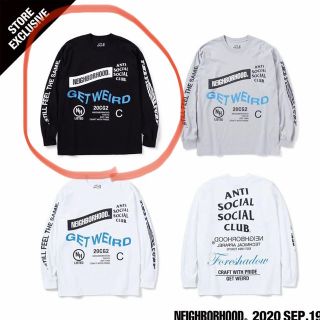 ネイバーフッド(NEIGHBORHOOD)のNEIGHBORHOOD × ASSC 店舗限定　long T 黒(Tシャツ(長袖/七分))