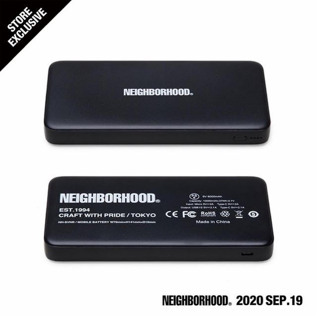 NEIGHBORHOOD(ネイバーフッド)のNeighborhood  ネイバーフッド モバイルバッテリー スマホ/家電/カメラのスマートフォン/携帯電話(バッテリー/充電器)の商品写真