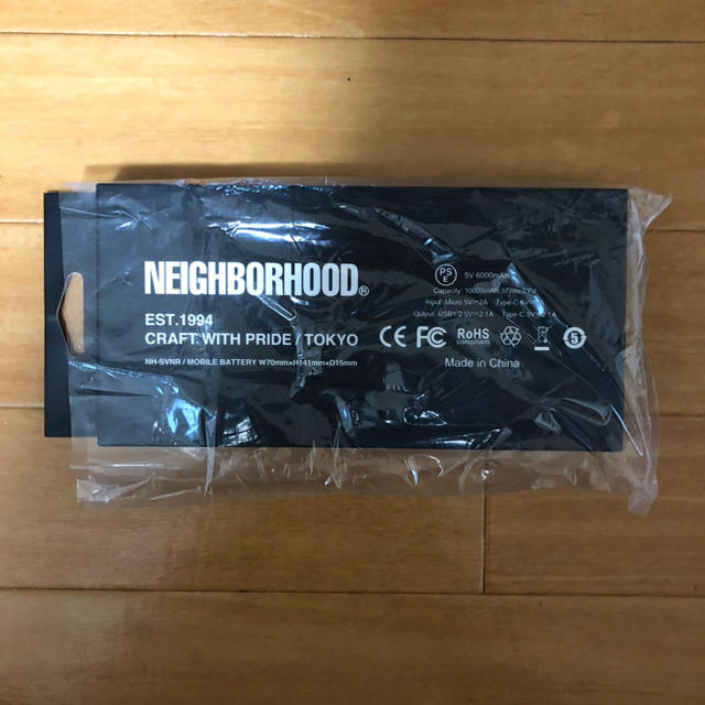 NEIGHBORHOOD(ネイバーフッド)のNeighborhood  ネイバーフッド モバイルバッテリー スマホ/家電/カメラのスマートフォン/携帯電話(バッテリー/充電器)の商品写真