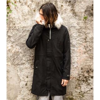 glamb モッズコート Black Mサイズ