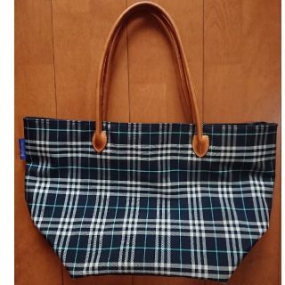 バーバリーブルーレーベル(BURBERRY BLUE LABEL)のバーバリーブルーレーベル 持ち手革大きめトートバッグ (トートバッグ)