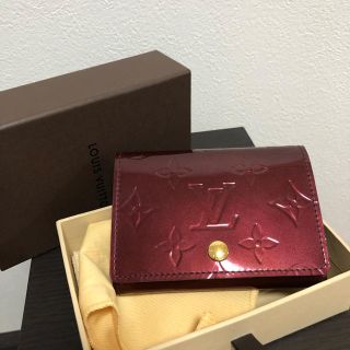 ルイヴィトン(LOUIS VUITTON)のルイヴィトン　ヴェルニ　名刺入れ　カードケース(名刺入れ/定期入れ)