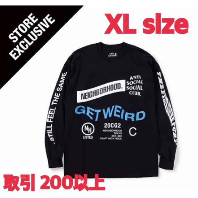 NEIGHBORHOOD(ネイバーフッド)のNEIGHBORHOOD × ASSC 原宿店限定 BLACK XLサイズ メンズのトップス(Tシャツ/カットソー(七分/長袖))の商品写真