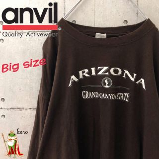 アンビル(Anvil)の専用【レア】anvil ロングスリーブ Tシャツ 長袖 ロンT 都市プリント(Tシャツ/カットソー(七分/長袖))