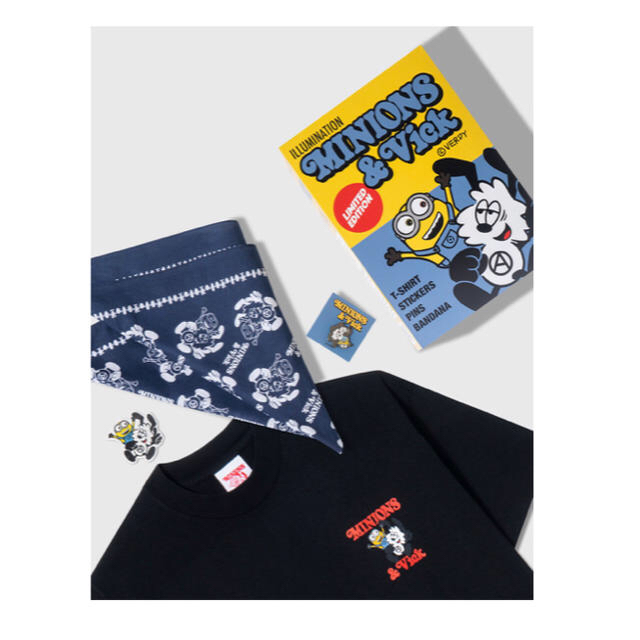 MINIONS X VERDY VICK SET PACK 黒 - Tシャツ/カットソー(半袖/袖なし)