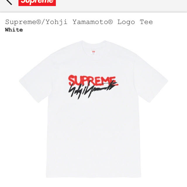 supreme Yohji Yamamoto Logo Tメンズ