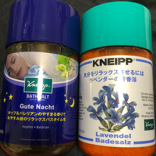 Kneipp(クナイプ)の【送料込】クナイプ ラベンダーの香り、ホップ&バレリアンの香り セット コスメ/美容のボディケア(入浴剤/バスソルト)の商品写真