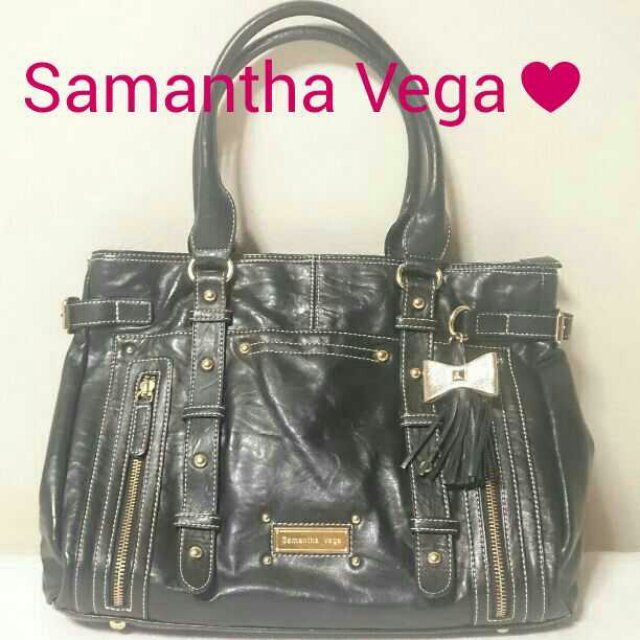 Samantha Thavasa(サマンサタバサ)の♥Samantha♥リボン付トートバッグ レディースのバッグ(ショルダーバッグ)の商品写真