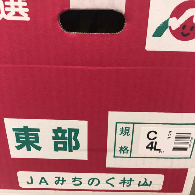 ③山形県産尾花沢スイカ東部4L 食品/飲料/酒の食品(野菜)の商品写真