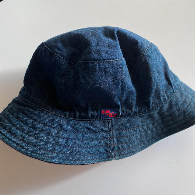 BLUE BLUE(ブルーブルー)のUE BLUE 】ブルーブルー　リバーシブル　帽子 デニムハット レディースの帽子(ハット)の商品写真