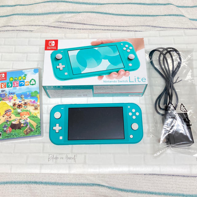 任天堂Nintendo Switch  Lite ターコイズ　あつ森ソフト付き