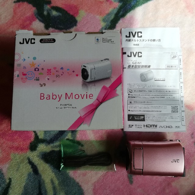 JVC　ビデオカメラ　ローズピンク Baby Movieカメラ