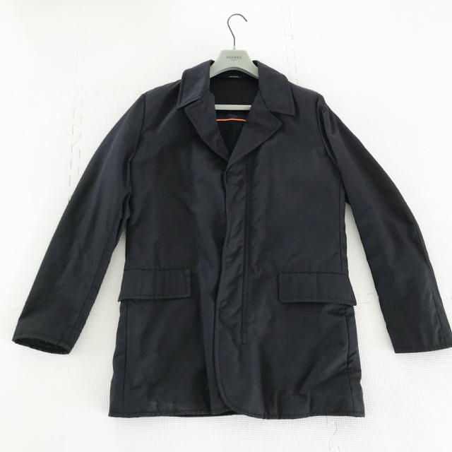 お1人様1点限り】 Hermes (XL) ブラック メンズコート 【美品】Hermes