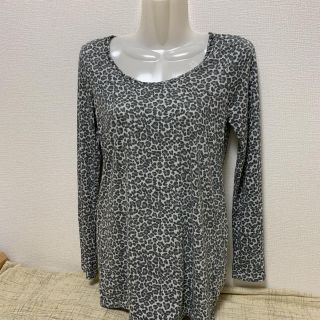 ジュンレッド(JUNRED)の☆★新品未使用★☆ジュンレッドレオパード柄長袖カットソー　Mサイズ(カットソー(長袖/七分))