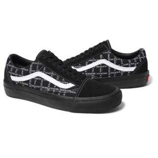 シュプリーム(Supreme)のSupreme/Vans Old Skool Black US8.5 26.5㎝(スニーカー)