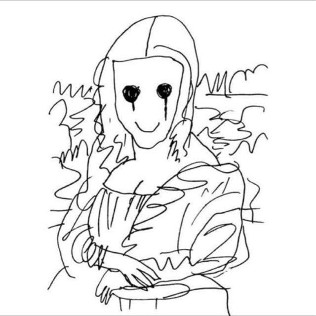 Coffee Break Drawing of Mona Lisa_P 定価以下 1