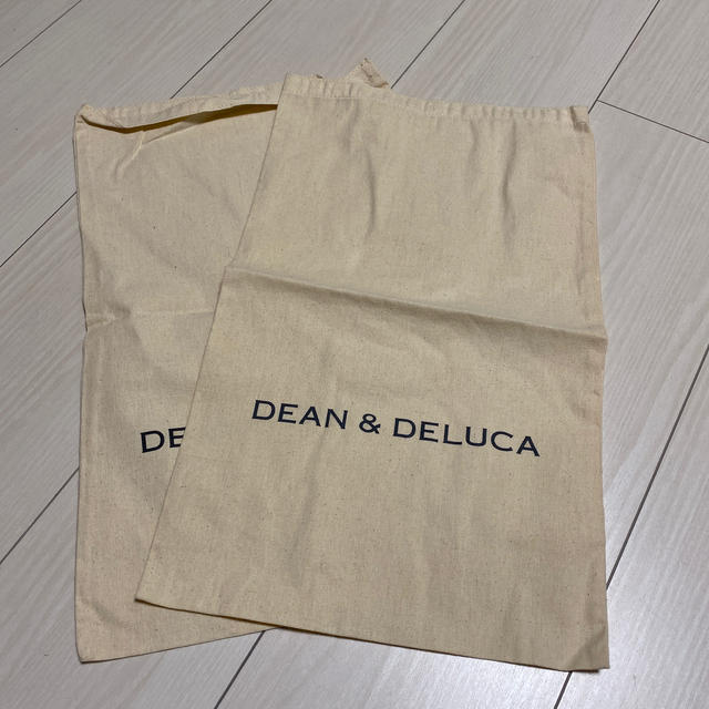 DEAN & DELUCA(ディーンアンドデルーカ)のDEAN&DELUCA ラッピングバッグ　　2枚セット レディースのバッグ(ショップ袋)の商品写真