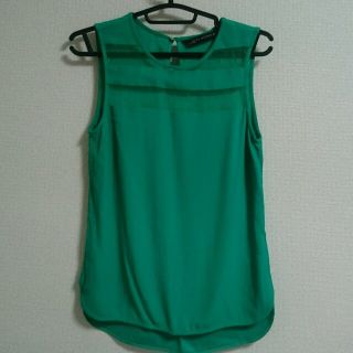 ザラ(ZARA)のデニムと相性抜群☆キレイ色トップス☆(チュニック)