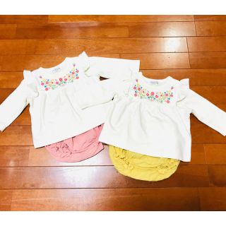 プティマイン(petit main)の木々さま専用　トップス１点パンツ２点　プティマイン ⭐️双子ちゃん⭐️(パンツ)