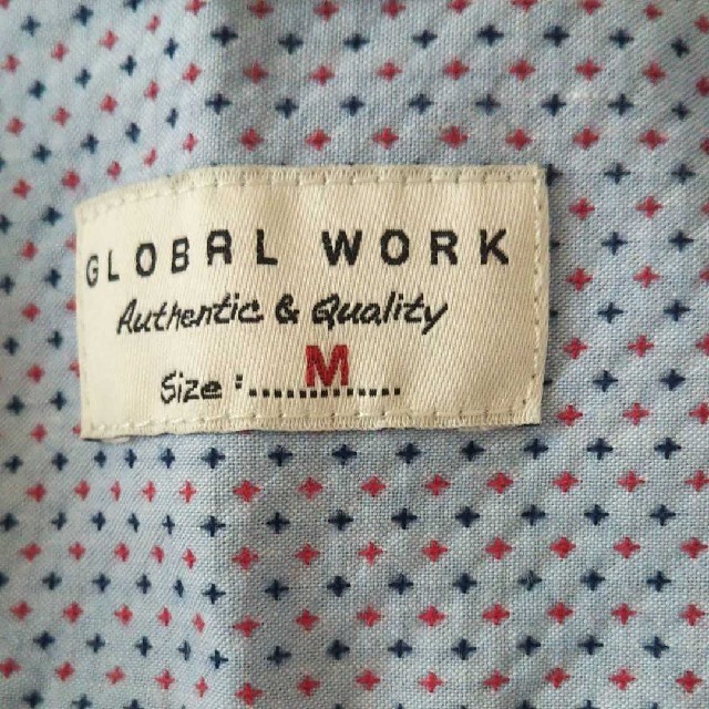 GLOBAL WORK(グローバルワーク)のグローバルワーク メンズ シャツ 半袖 M メンズのトップス(シャツ)の商品写真