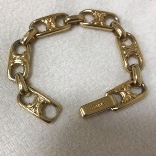 CELINE セリーヌ ヴィンテージ ブレスレット チェーン マカダム