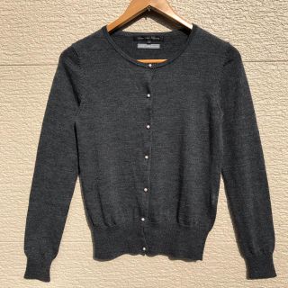 ユナイテッドアローズグリーンレーベルリラクシング(UNITED ARROWS green label relaxing)のユナイテッドアローズ　カーディガン　レディース　グレー　38(カーディガン)