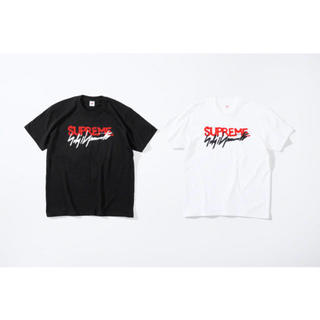シュプリーム(Supreme)のSupreme Yohji Yamamoto Logo Tee Black(Tシャツ/カットソー(半袖/袖なし))