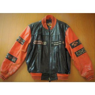 ハーレーダビッドソン(Harley Davidson)の【ファミキャン様専用】ハーレーダビッドソン　レザージャケット　レリック仕上げ(レザージャケット)