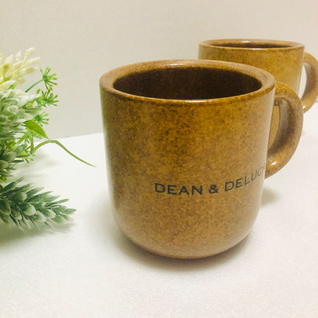 DEAN & DELUCA(ディーンアンドデルーカ)のDEAN＆DELUCAディーン＆デルーカ　コーヒーマグカップ　ブラウンコップ インテリア/住まい/日用品のキッチン/食器(食器)の商品写真