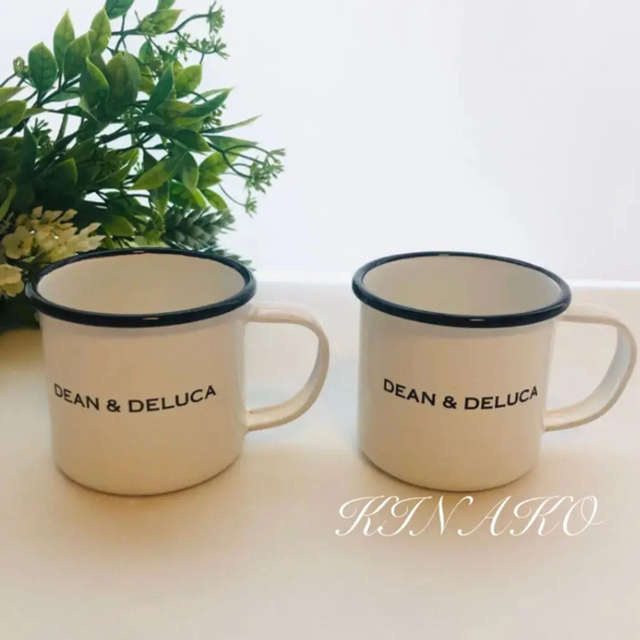 DEAN & DELUCA(ディーンアンドデルーカ)のDEAN＆DELUCAディーン＆デルーカ　コーヒーマグカップ　ブラウンコップ インテリア/住まい/日用品のキッチン/食器(食器)の商品写真