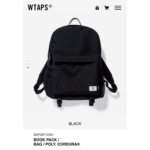 バッグ W)taps - WTAPS BOOK PACK/BAG/POLY.CORDURAの通販 by pon's shop｜ダブルタップス