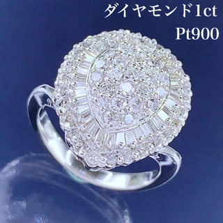 専用　Pt900 ダイヤモンド 1ct プラチナ リング(リング(指輪))